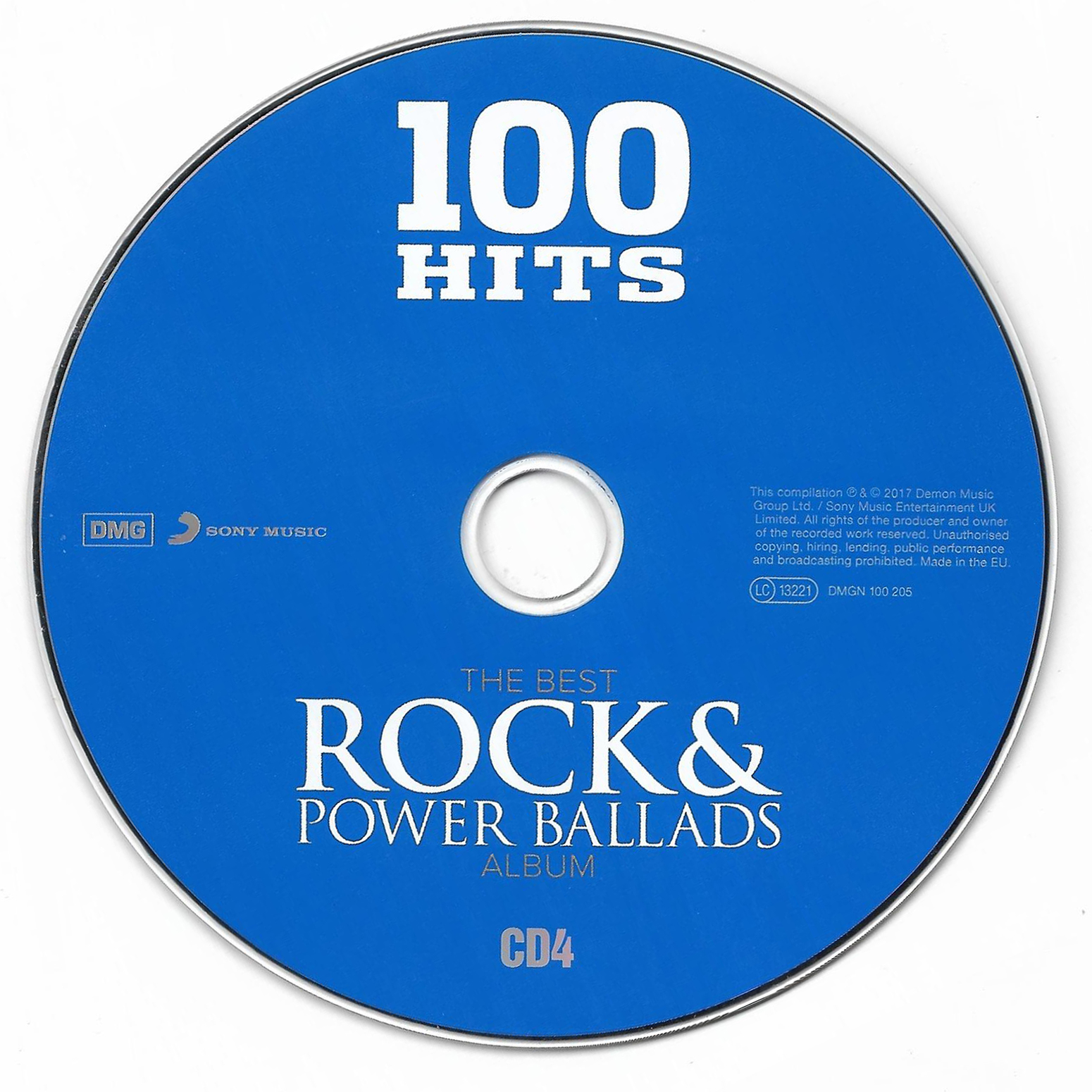 100 Hits The Best Rock & Power Ballads : CD4 | CD Covers | Cover ...